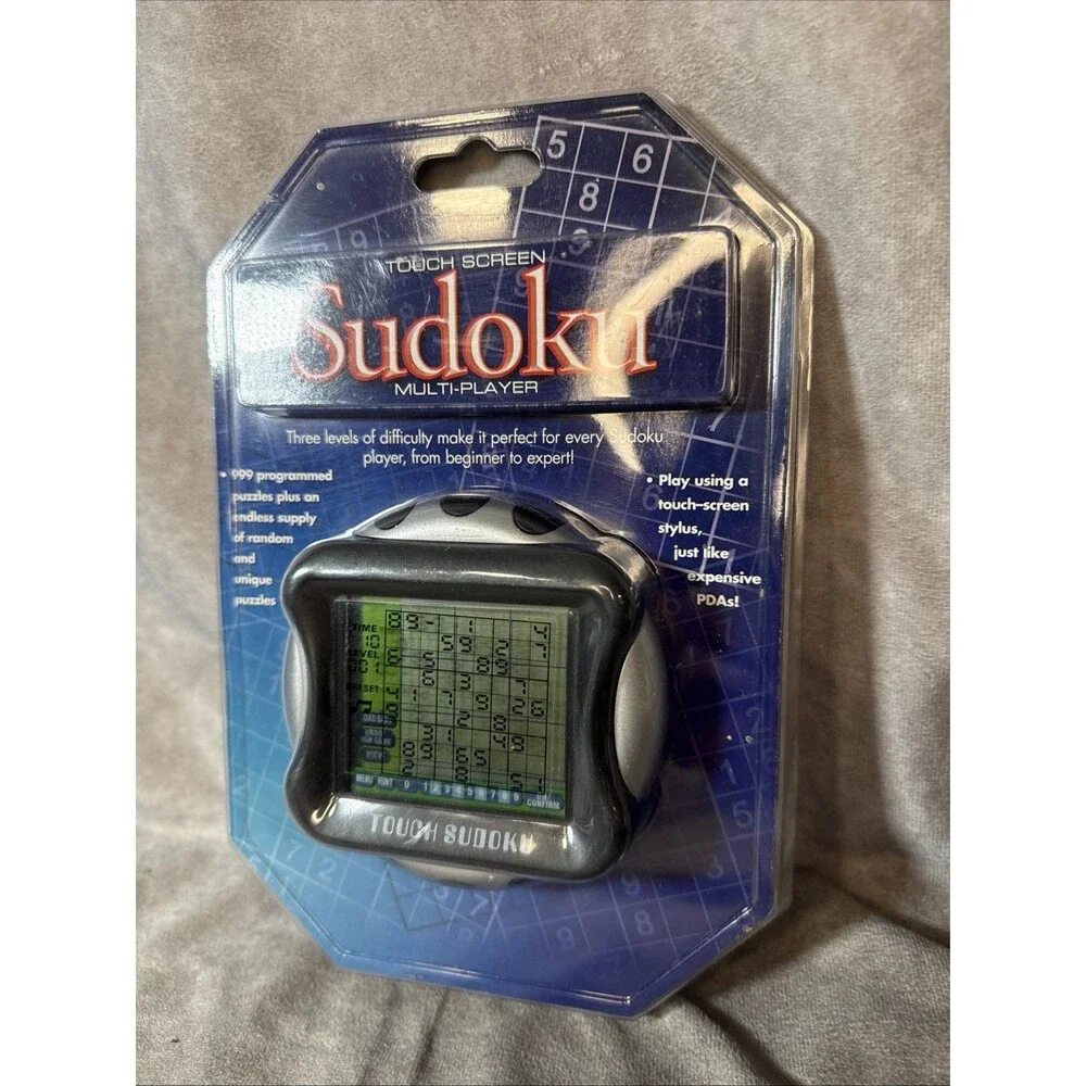 Excalibur Touch Screen SuDoku Multi Player Handheld Game New